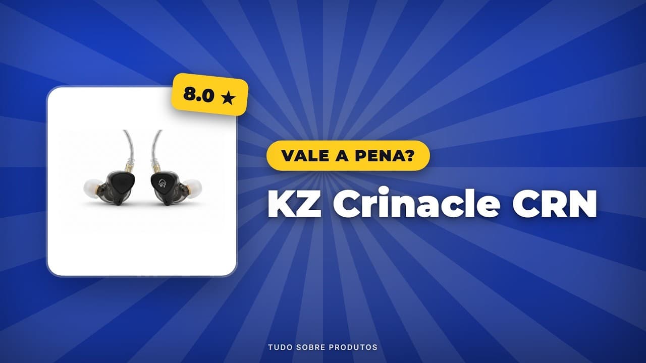 Capa do vídeo oficial: KZ Crinacle CRN: A Análise Definitiva em 2026! Tudo Sobre Produtos