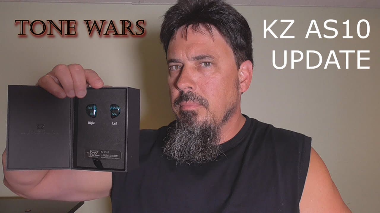 Thumbnail do vídeo KZ AS10 UPDATE! (Some big differences from the KZ ZS10 model.)