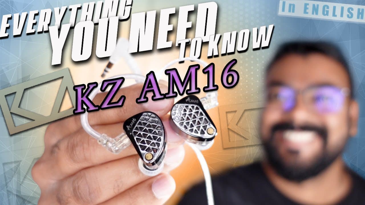 Thumbnail do vídeo KZ AM16 Review – 🔊 16 Drivers of BASS INSANITY! | Best Budget Basshead IEMs?