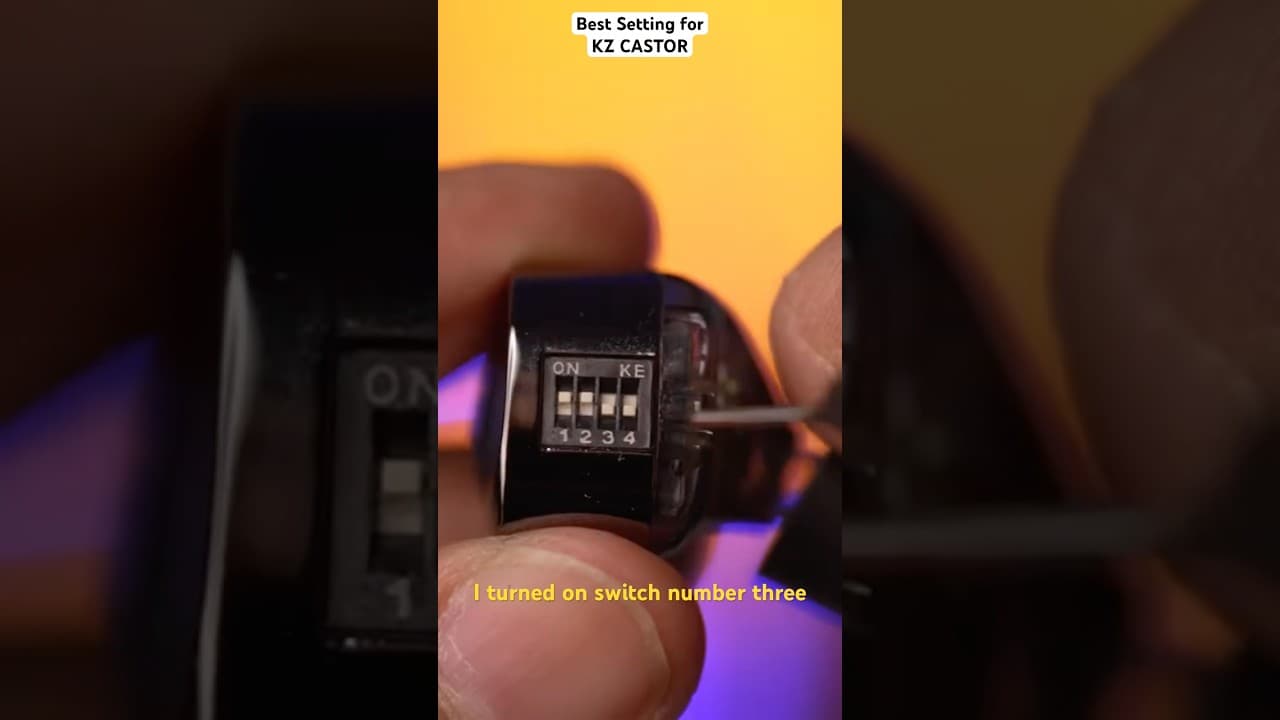 Thumbnail do vídeo Best Setting for KZ CASTOR IEM 🔥
