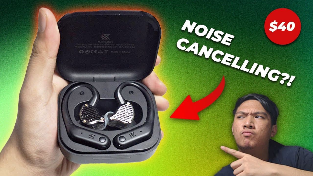 Thumbnail do vídeo KZ AN01 Bluetooth Module Review | GIVING YOUR IEMS ANC FOR $40?! 🤑 $ 💲