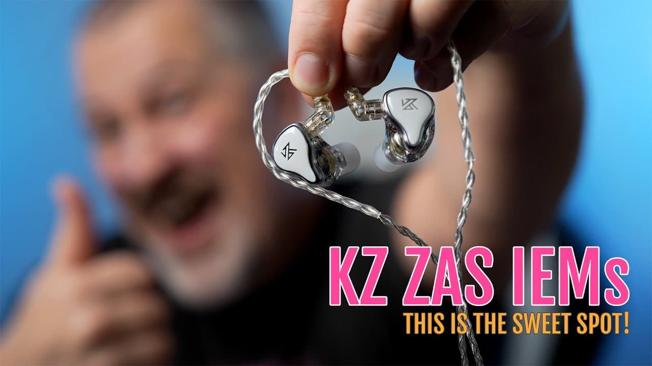Thumbnail do vídeo KZ ZAS IEMs: Audiophile Quality on a Budget?
