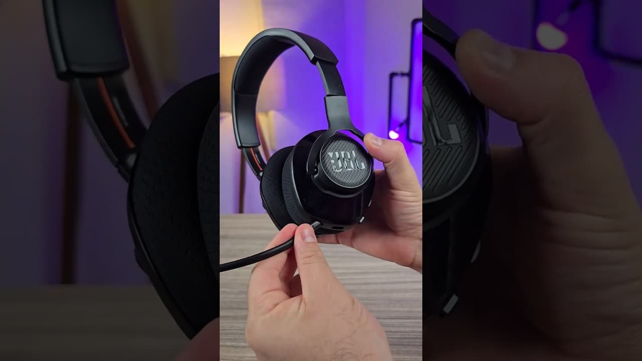 Thumbnail do vídeo esse HEADSET GAMER virou meu xodózinho🥰 JBL QUANTUM 360 #gamer #setup #headset #viral #unboxing