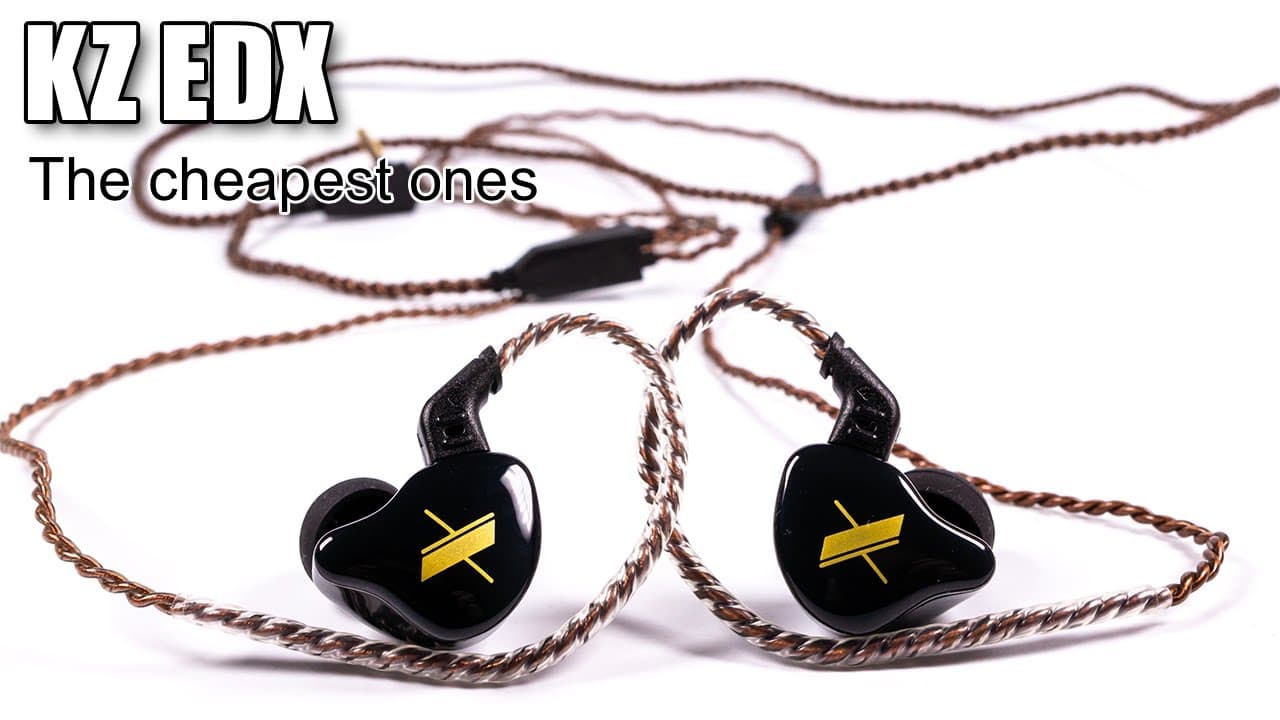 Thumbnail do vídeo KZ EDX earphones review — ultra affordable