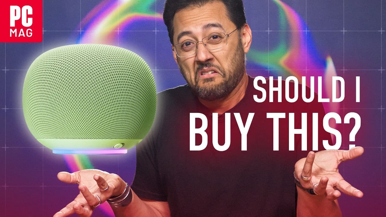 Thumbnail do vídeo The Smart Home Speaker You Can Talk to Like a Real Person: Google Home Speaker (2026)