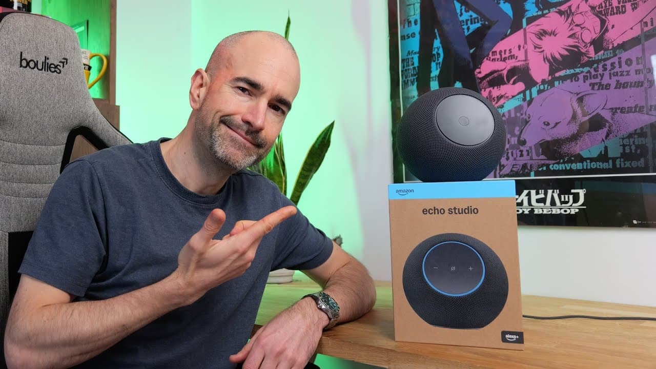 Thumbnail do vídeo New Amazon Echo Studio (2026) Review | This Smart Speaker Changed A Lot!