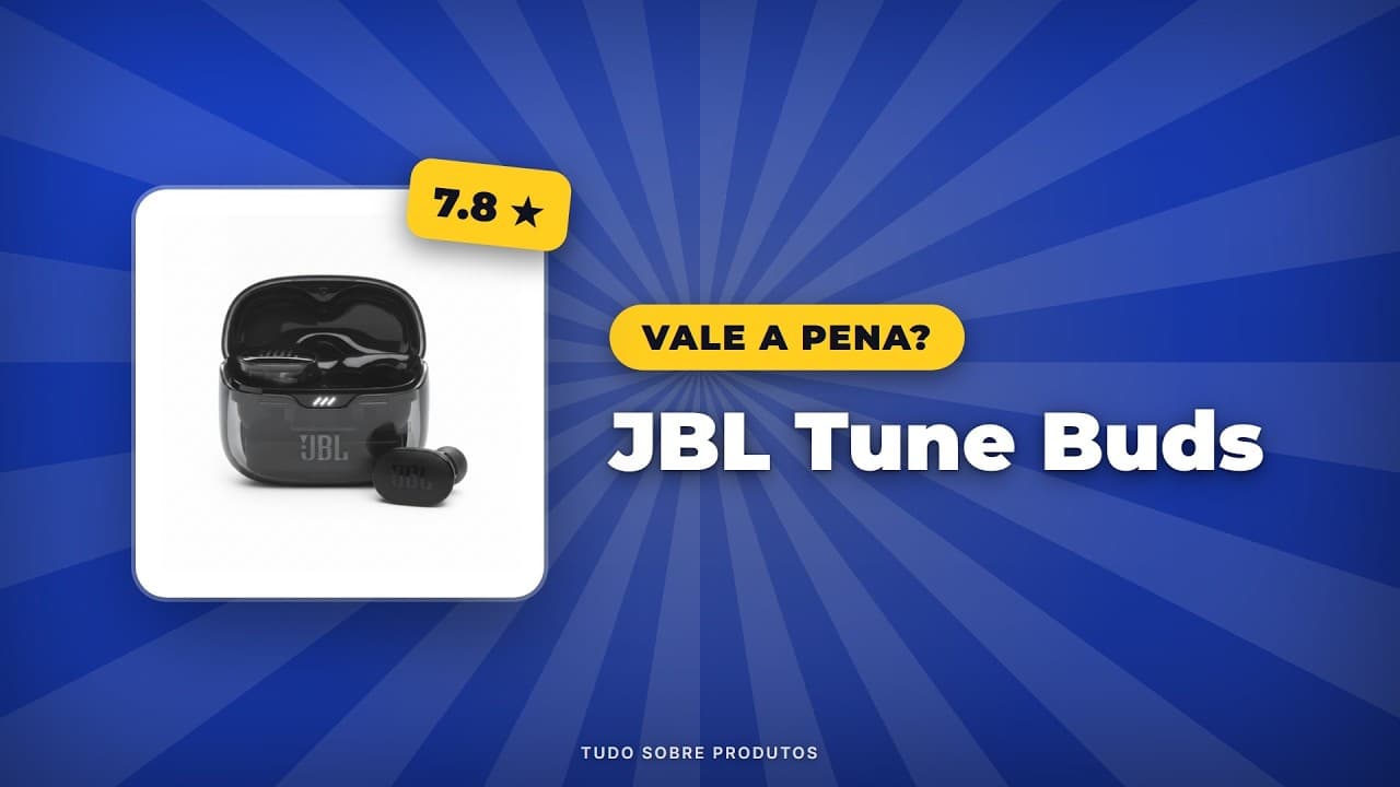 Capa do vídeo oficial: JBL Tune Buds em 2026: Análise COMPLETA e tudo o que você precisa saber!