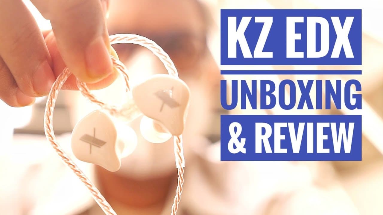 Thumbnail do vídeo KZ EDX Earphones Unboxing & Review