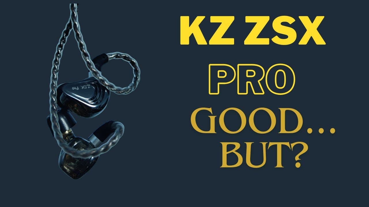 Thumbnail do vídeo KZ ZSX Pro ( 1DD + 5BA ) : The Faulty Son. Detailed Review