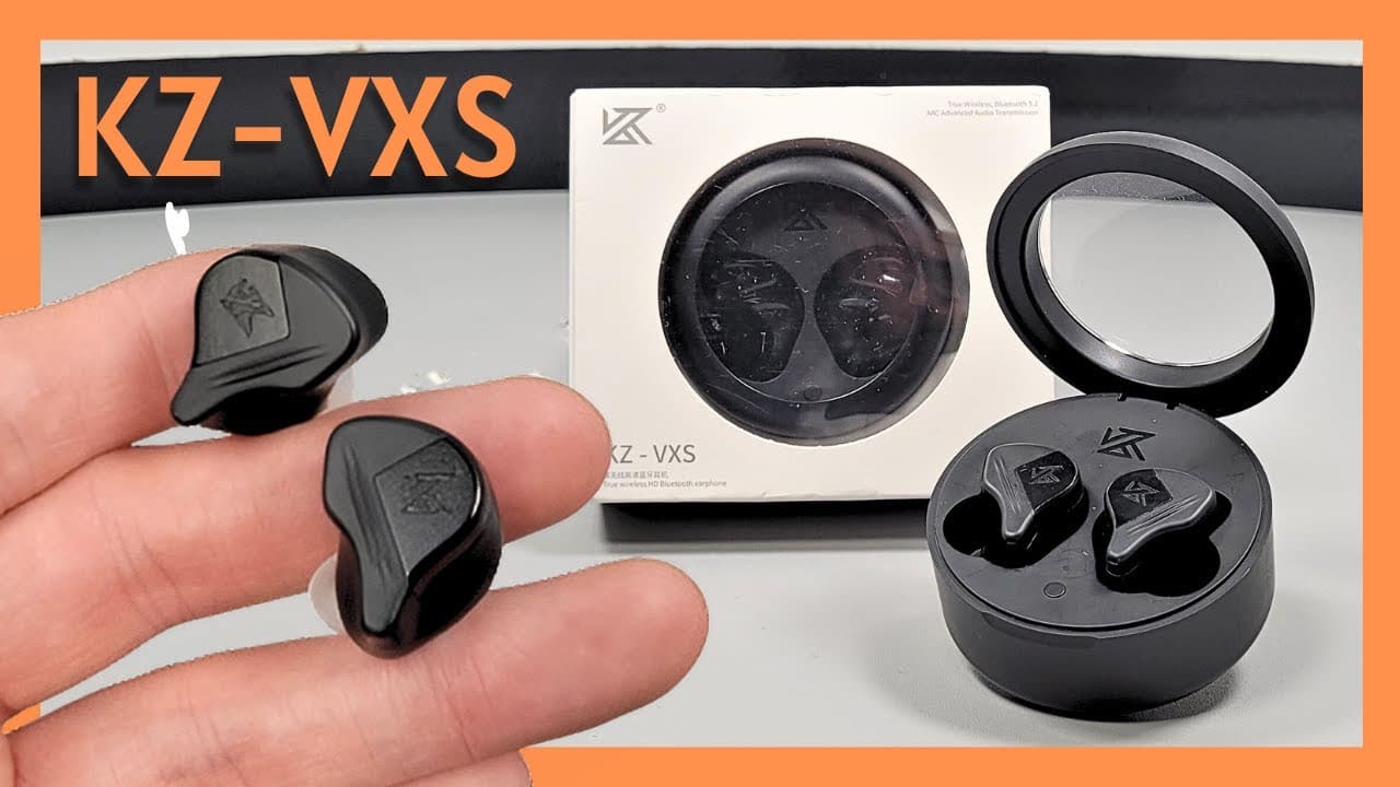 Thumbnail do vídeo KZ VXS TWS Earphones Review