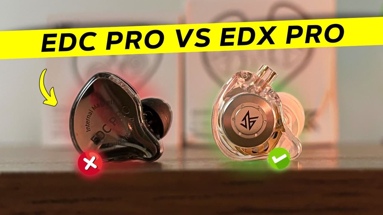 Thumbnail do vídeo KZ EDX Pro vs EDC PRO: Qual é o Melhor? (Comparativo COMPLETO!)