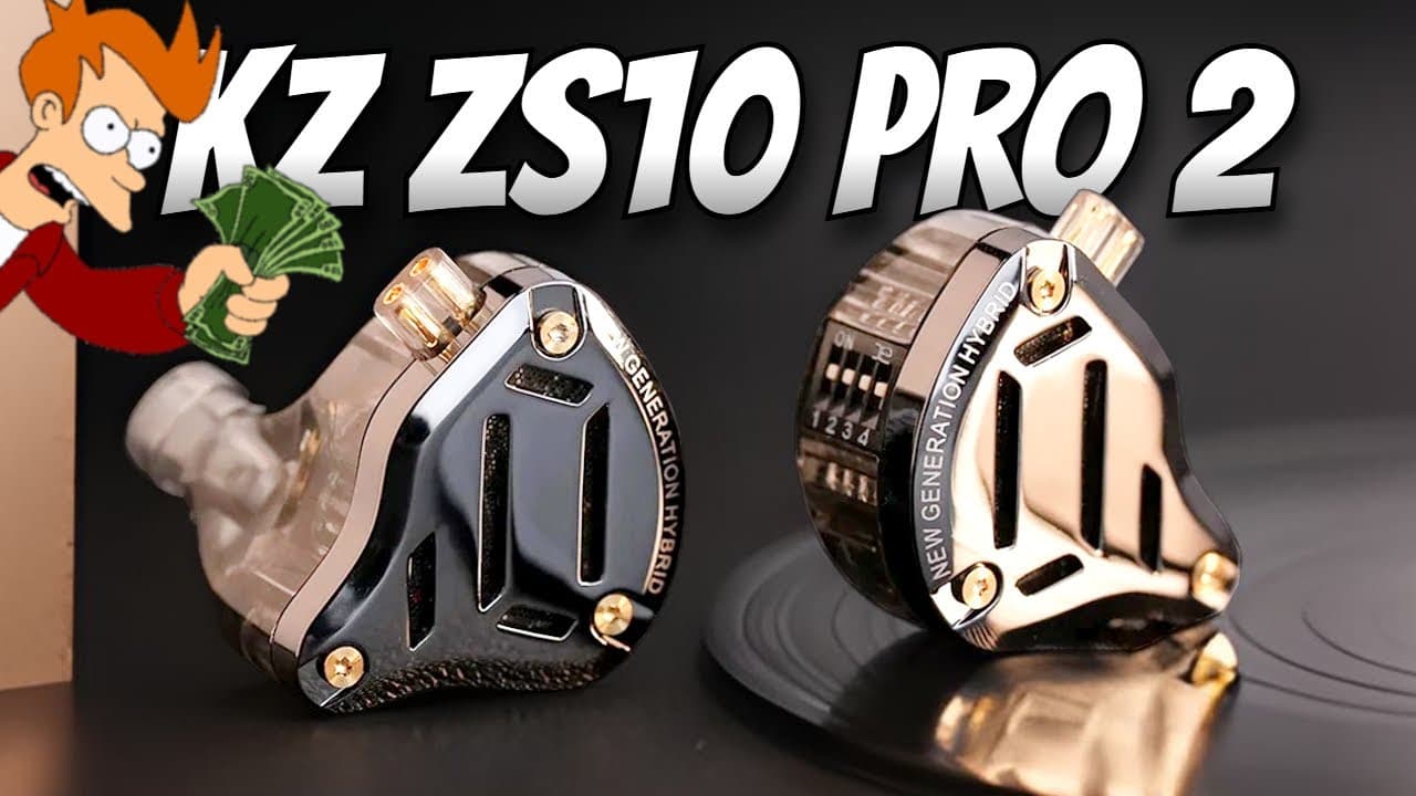 Thumbnail do vídeo Linsoul x KZ ZS10 Pro 2 Unbox & 1 month Review