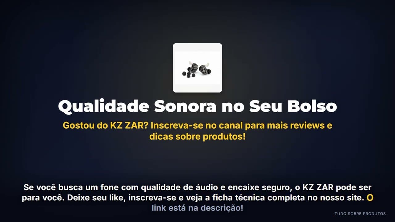 Capa do vídeo oficial: KZ ZAR Vale a Pena? Review Completo do Híbrido Premium da KZ (2026)