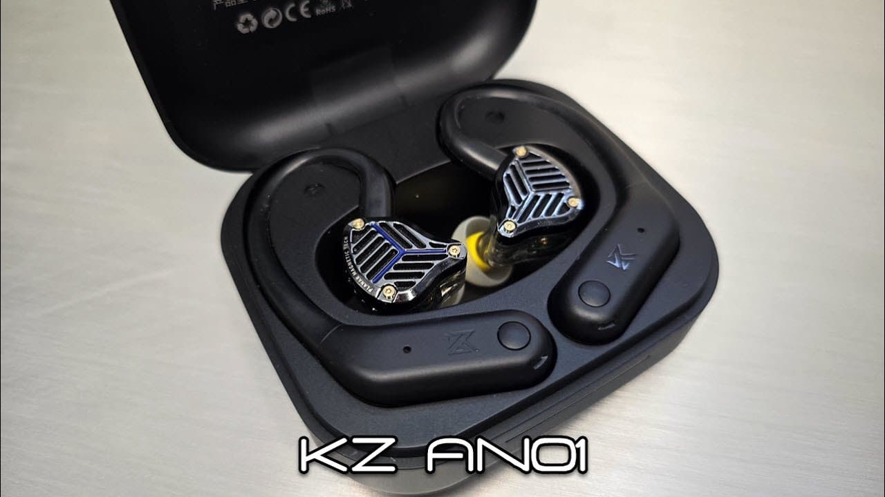 Thumbnail do vídeo KZ AN01 - BT5.4, LDAC, and ANC Earhooks