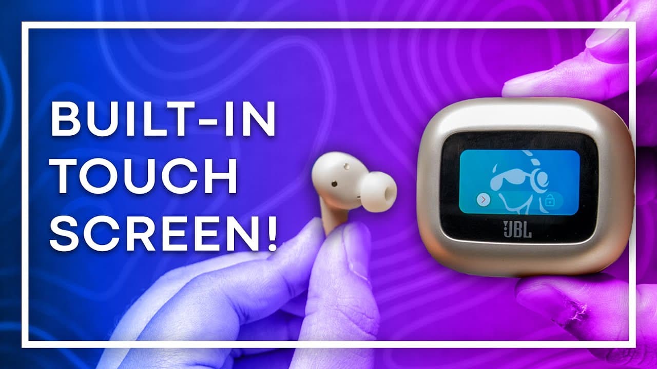 Thumbnail do vídeo You've NEVER SEEN Earbuds Like THESE... | JBL Live Beam 3 Review