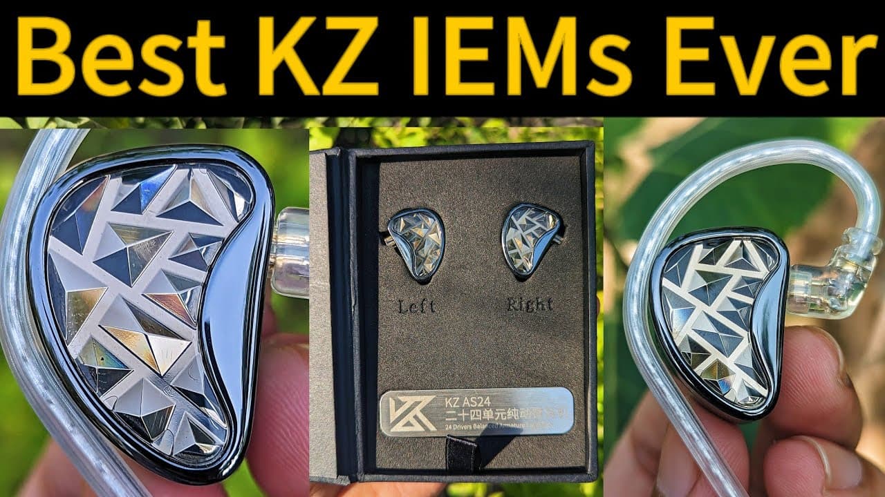 Thumbnail do vídeo KZ AS24 Unboxing & Review | Best KZ IEMs Ever