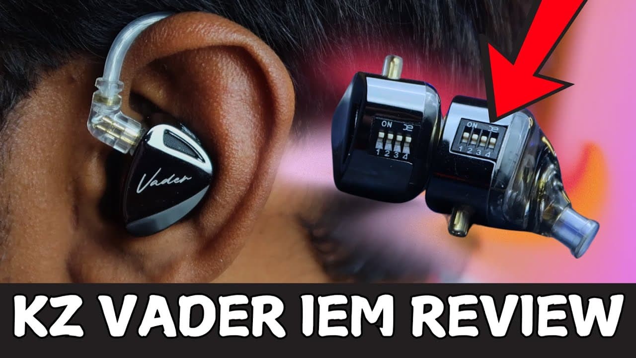 Thumbnail do vídeo KZ Vader IEM Review - Balanced Sounding IEM Earphones under 3000