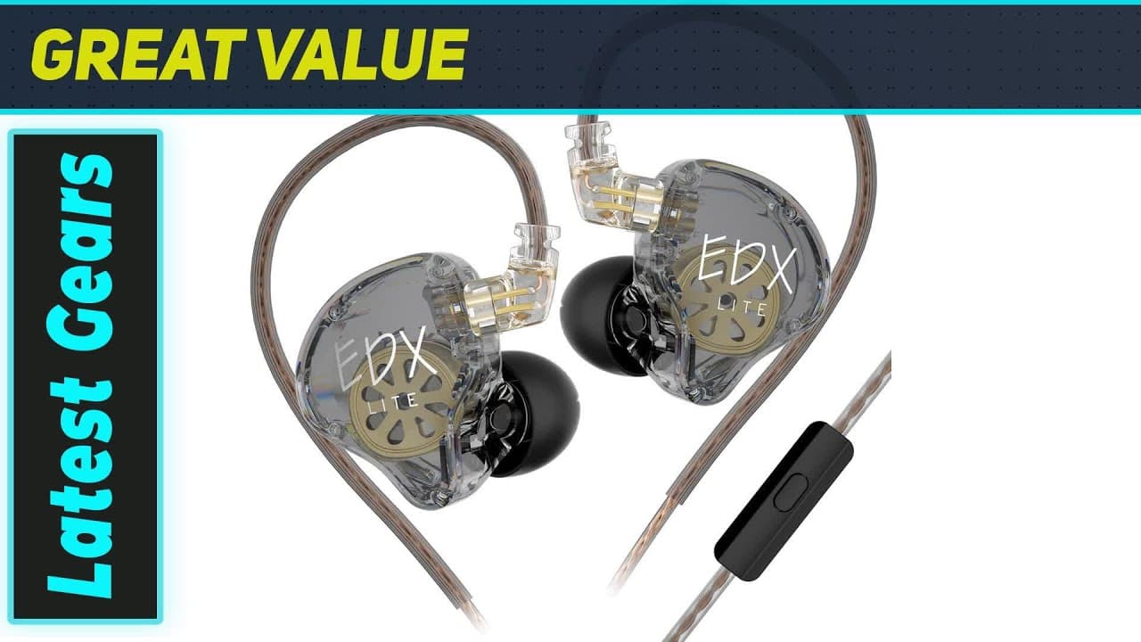 Thumbnail do vídeo KZ EDX Lite Earbuds: Best Budget IEM?