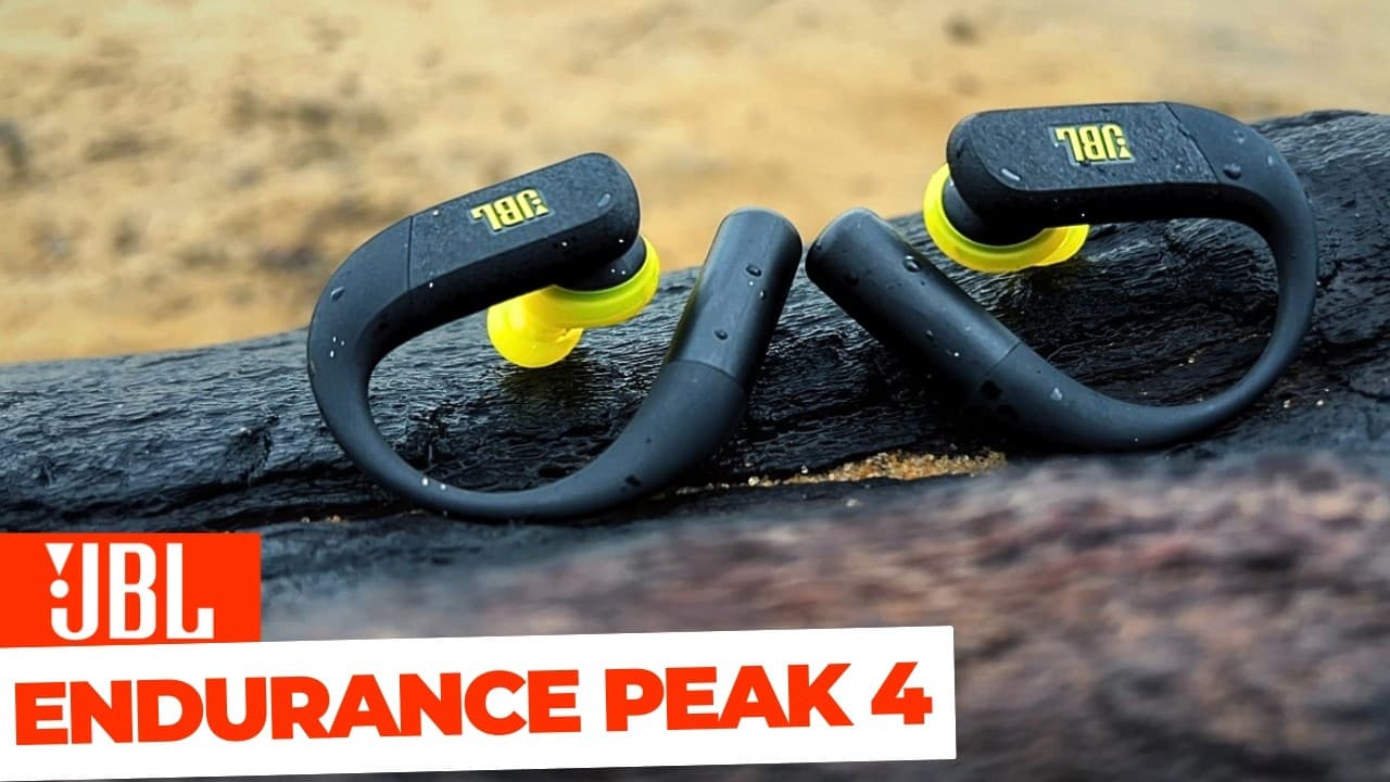 Thumbnail do vídeo Fone Bluetooth esportivo JBL Endurance Peak 4: Grave INSANO e IP68 A Prova D’água!!