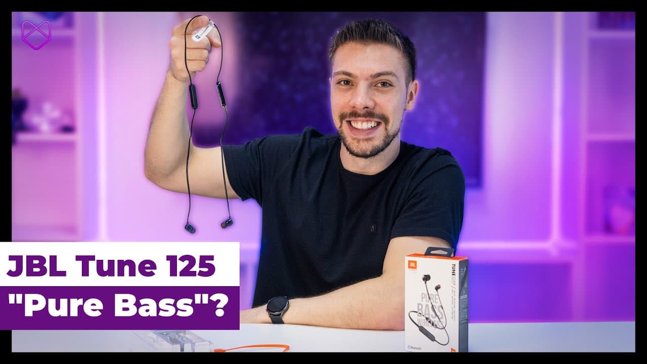 Thumbnail do vídeo JBL 125BT,  o fone que promete GRAVES diferenciados! (Pure Bass)