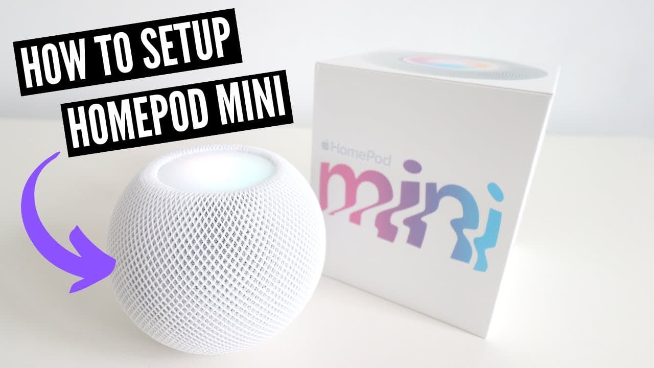 Thumbnail do vídeo How To Setup HomePod Mini