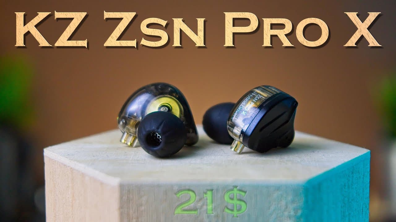 Thumbnail do vídeo You Haven't Seen This Kind of Value! - KZ Zsn Pro X Review