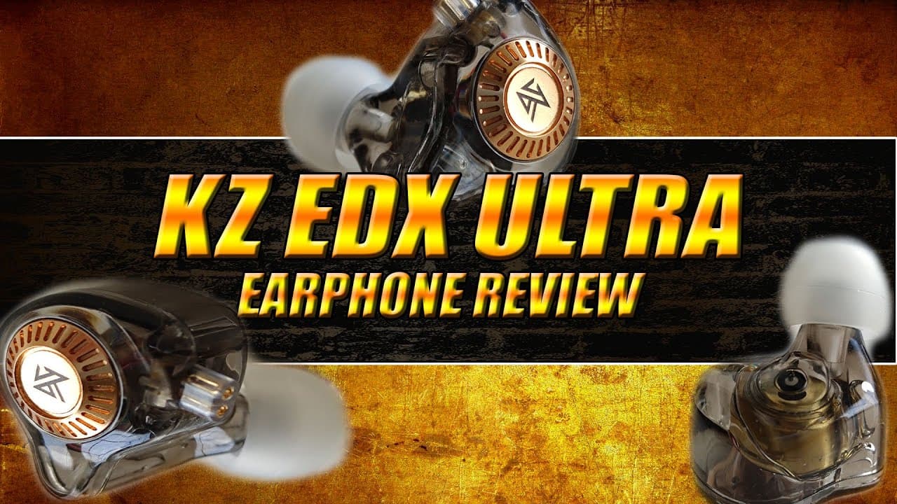 Thumbnail do vídeo KZ EDX Ultra Review - Great Performing Single DD