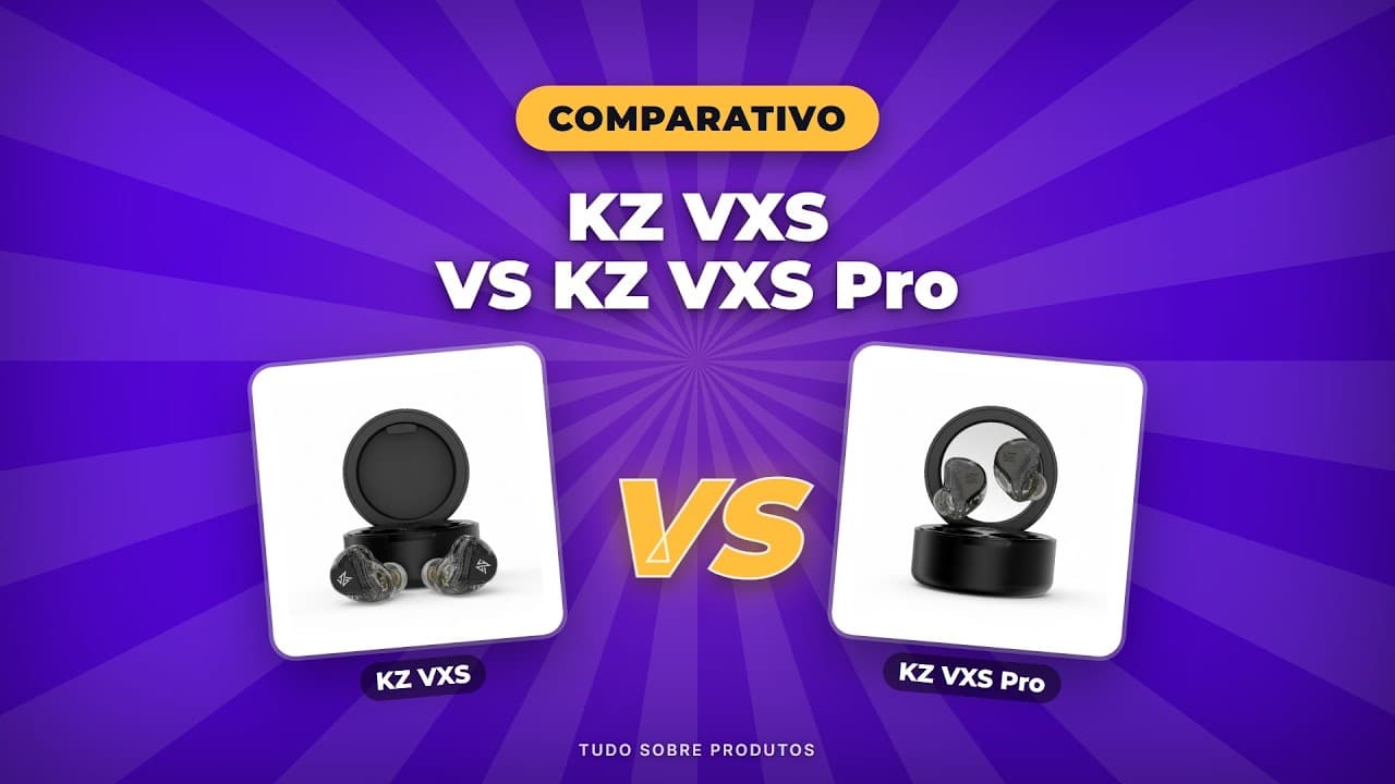 Capa do vídeo oficial: KZ VXS vs VXS Pro: O Duelo Definitivo dos Fones! (2026)