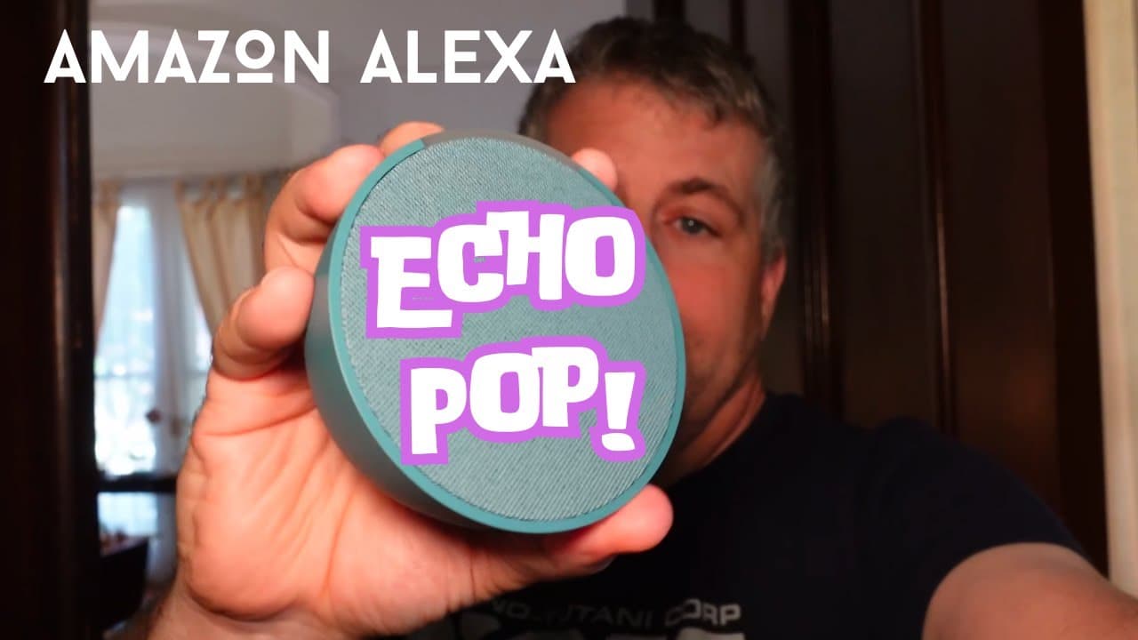 Thumbnail do vídeo Echo Pop Review: Small Size, BIG Sound  Hands-On With Amazon's Smallest Echo