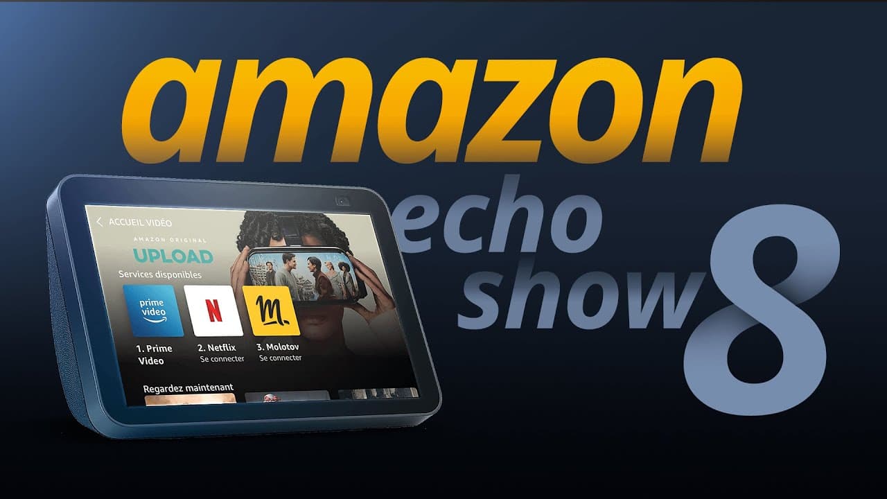 Thumbnail do vídeo Echo Show 8, ALEXA com CÂMERA HD e TELA para videochamadas [Análise/Review]