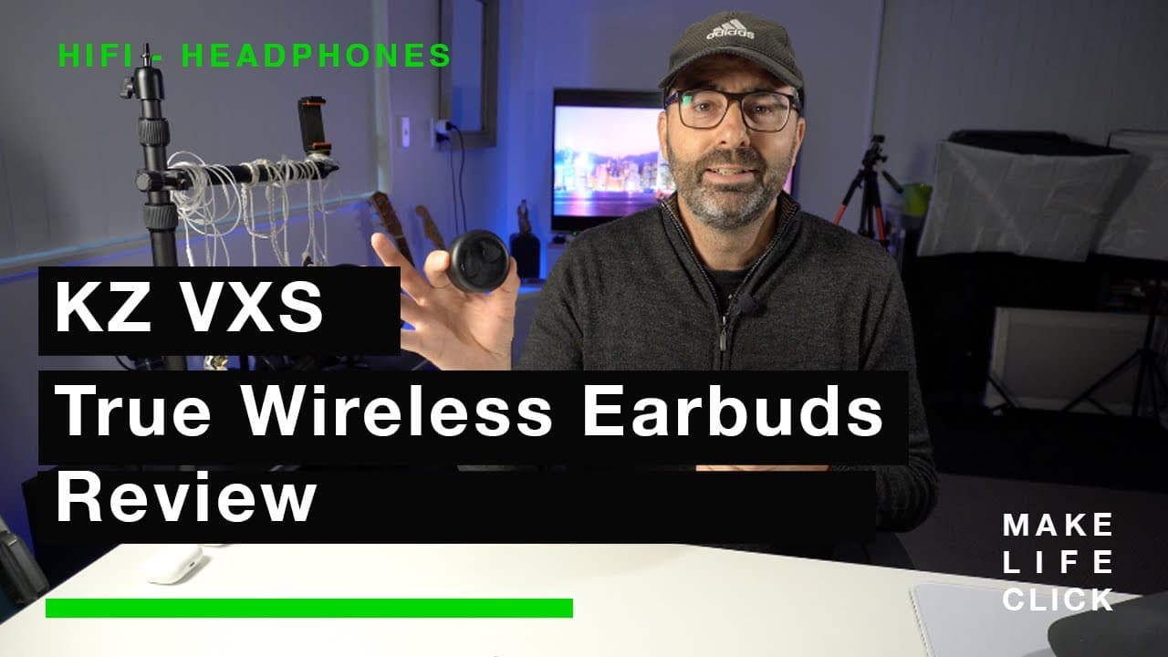 Thumbnail do vídeo KZ VXS True Wireless Earbuds Review - What a surprise!