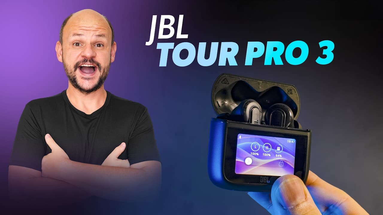 Thumbnail do vídeo Fone JBL TOUR PRO 3 - É bom e vale a pena? Review / Análise / Brasil