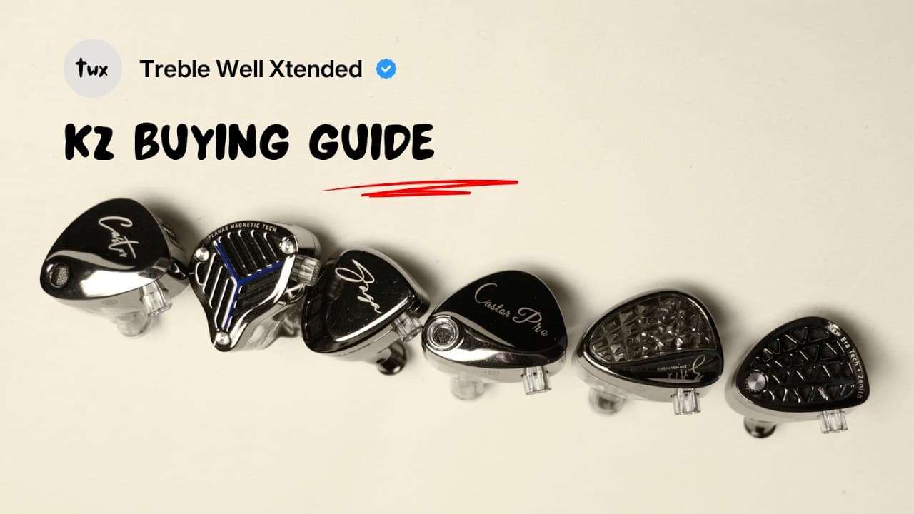 Thumbnail do vídeo 7 KZ IEMs Tested + Giveaway! What Should You Actually Buy? | TWX