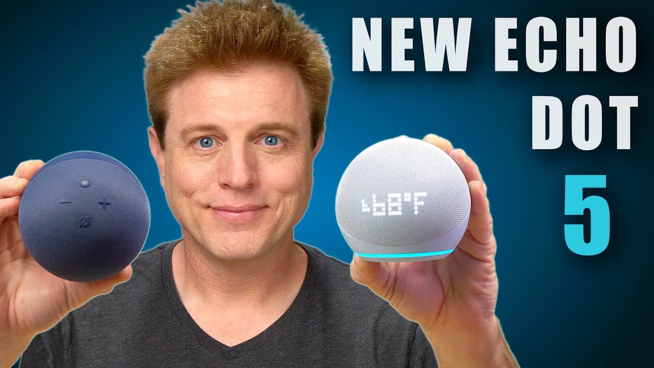 Thumbnail do vídeo 3 REASONS to BUY the NEW Echo Dot 5!
