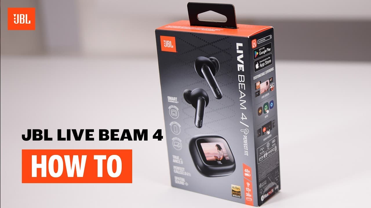 Thumbnail do vídeo JBL | Live Beam 4 | How to setup and use your earbuds