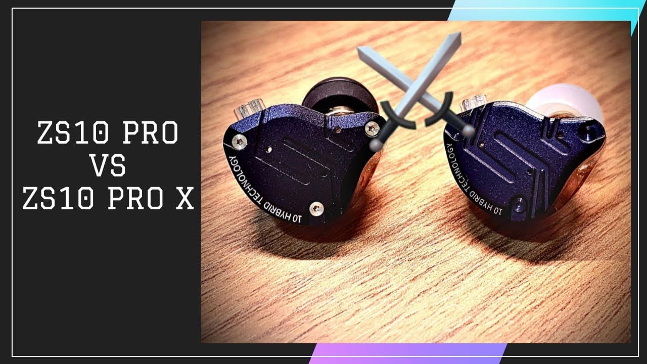 Thumbnail do vídeo KZ ZS10 Pro X versus KZ ZS10 Pro