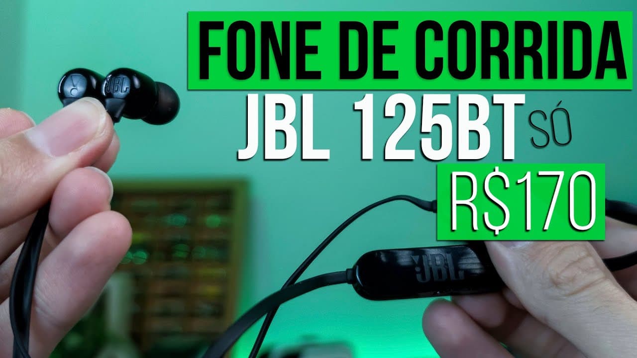 Thumbnail do vídeo MELHOR FONE DE CORRIDA POR MENOS DE R$200! JBL TUNE 125BT Review Completo!!