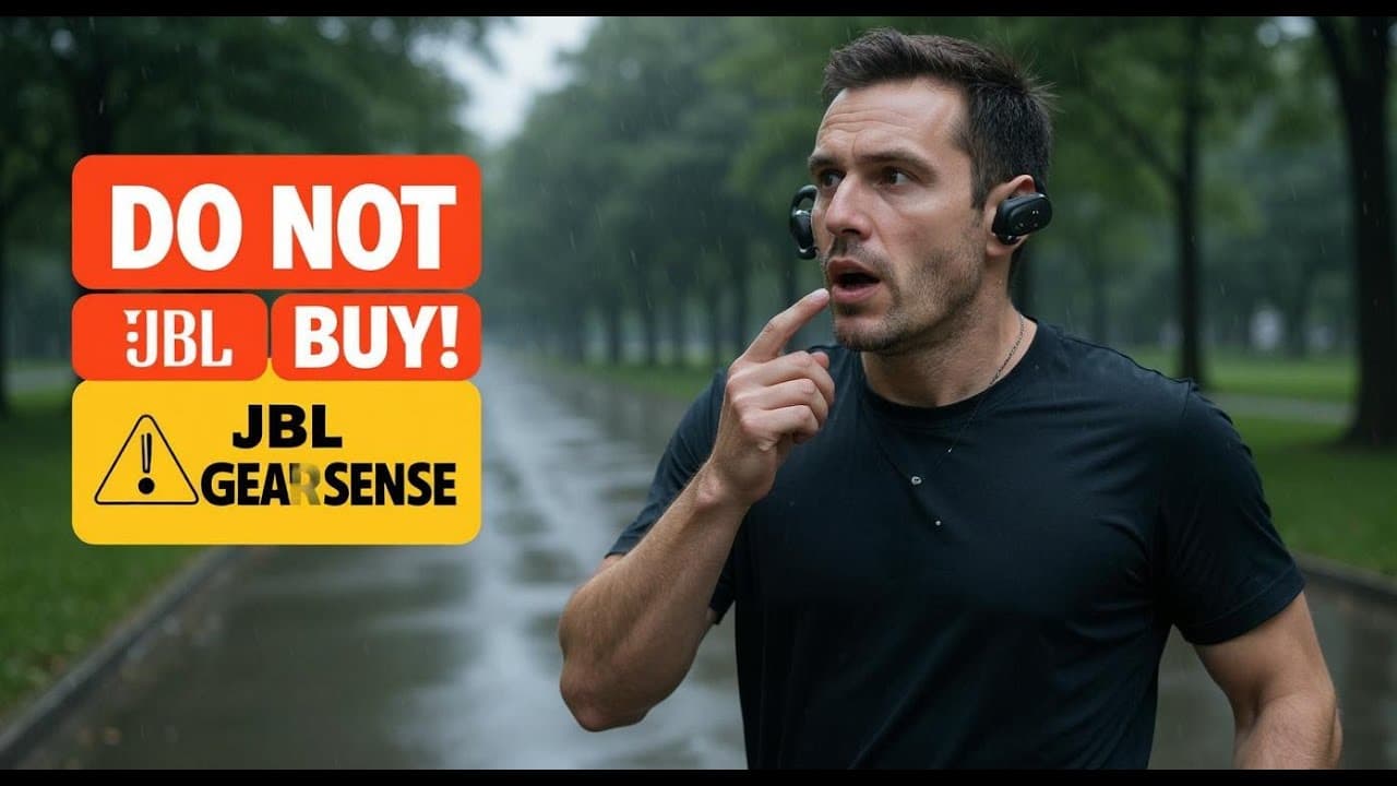 Thumbnail do vídeo STOP! 😱 You Shouldn't Buy the JBL SoundGear Sense!