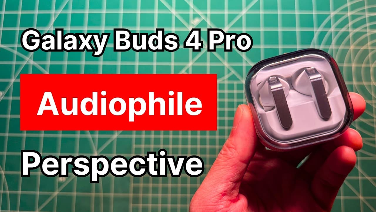 Thumbnail do vídeo Samsung Galaxy Buds4 Pro Review: An Audiophile Perspective