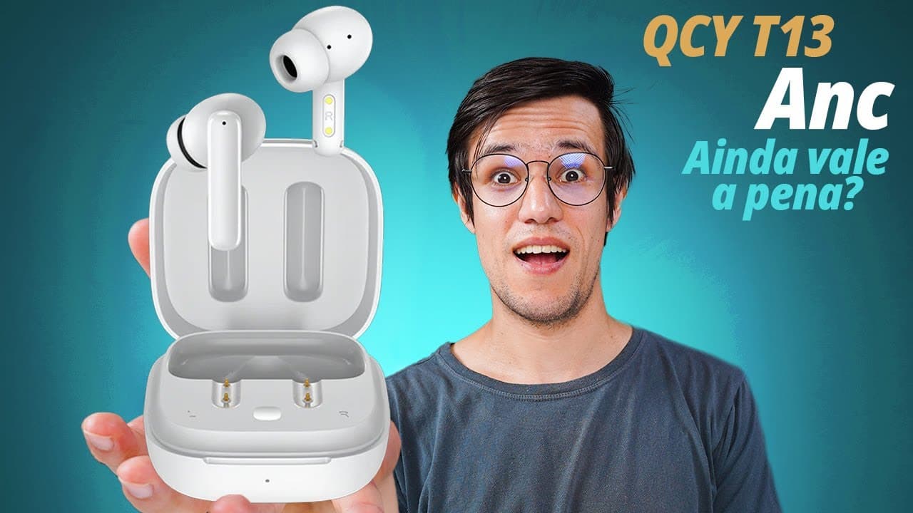 Thumbnail do vídeo QCY T13 ANC em 2025: Vale a pena comprar ainda? Análise completa!