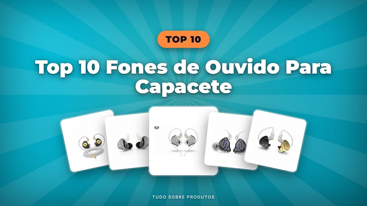 Capa do vídeo oficial: TOP 10 Fones de Ouvido para Capacete [2026]: A Escolha Perfeita para Você!