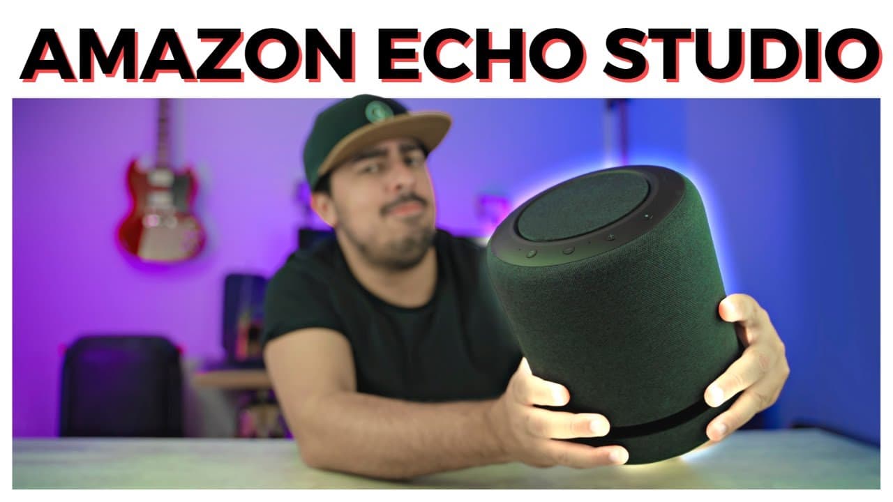 Thumbnail do vídeo AMAZON ECHO STUDIO 2021 - NÃO É UMA CAIXA DE SOM [Unboxing e Review COMPLETO]