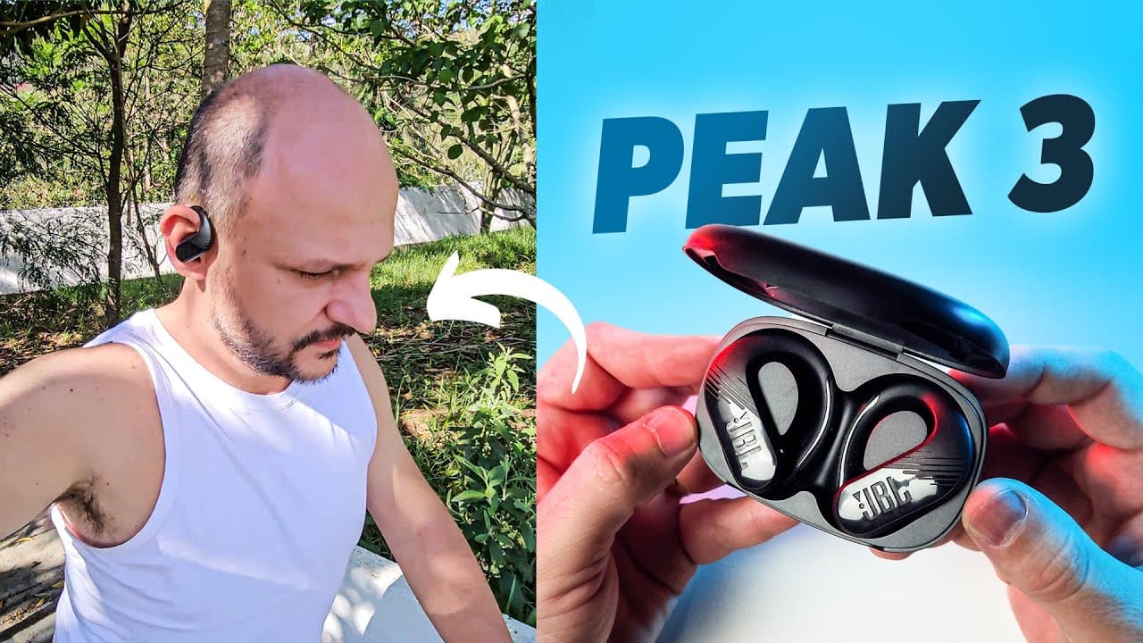 Thumbnail do vídeo JBL Endurance Peak 3 - Fone bluetooth sem fio esportivo para corrida