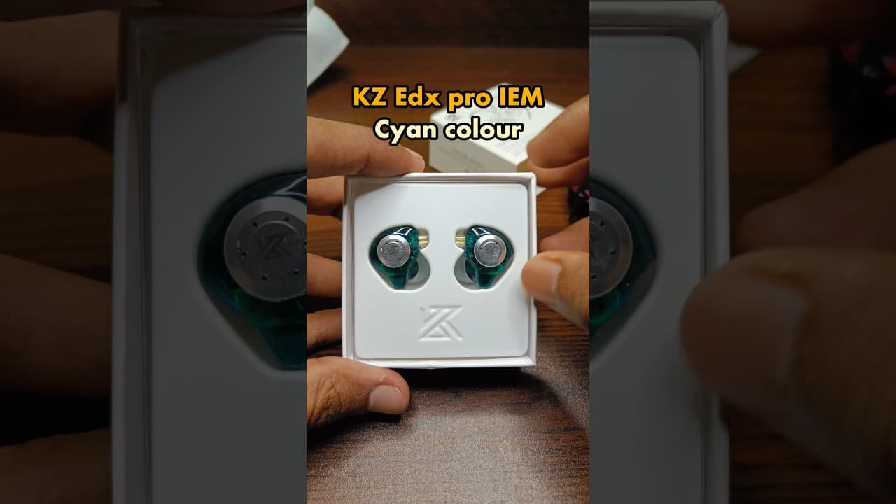 Thumbnail do vídeo KZ edx pro IEM #unboxing