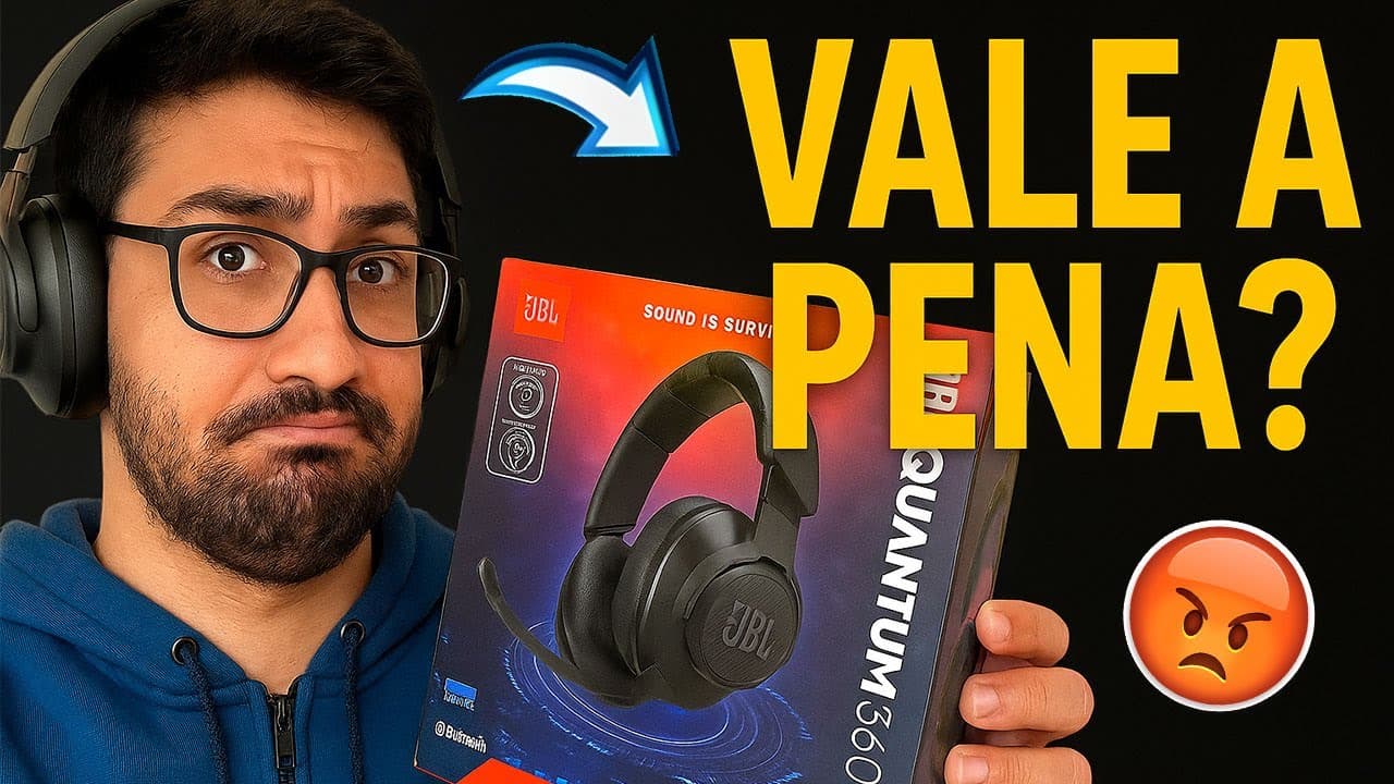 Thumbnail do vídeo JBL Quantum 360 | HEADSET GAMER INCRIVELMENTE BARATO PELO QUE ENTREGA! [REVIEW COMPLETO]