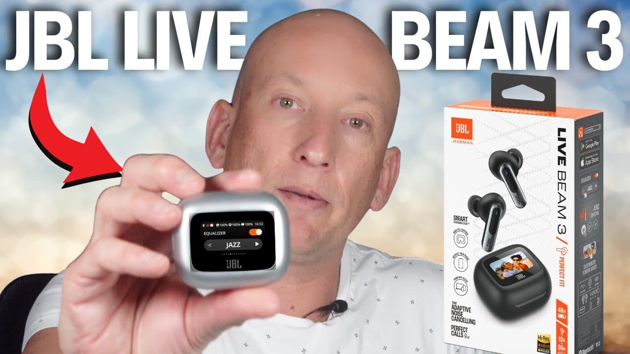 Thumbnail do vídeo JBL Live Beam 3 Earbuds Review 🎧 | Best ANC Earbuds of 2024?