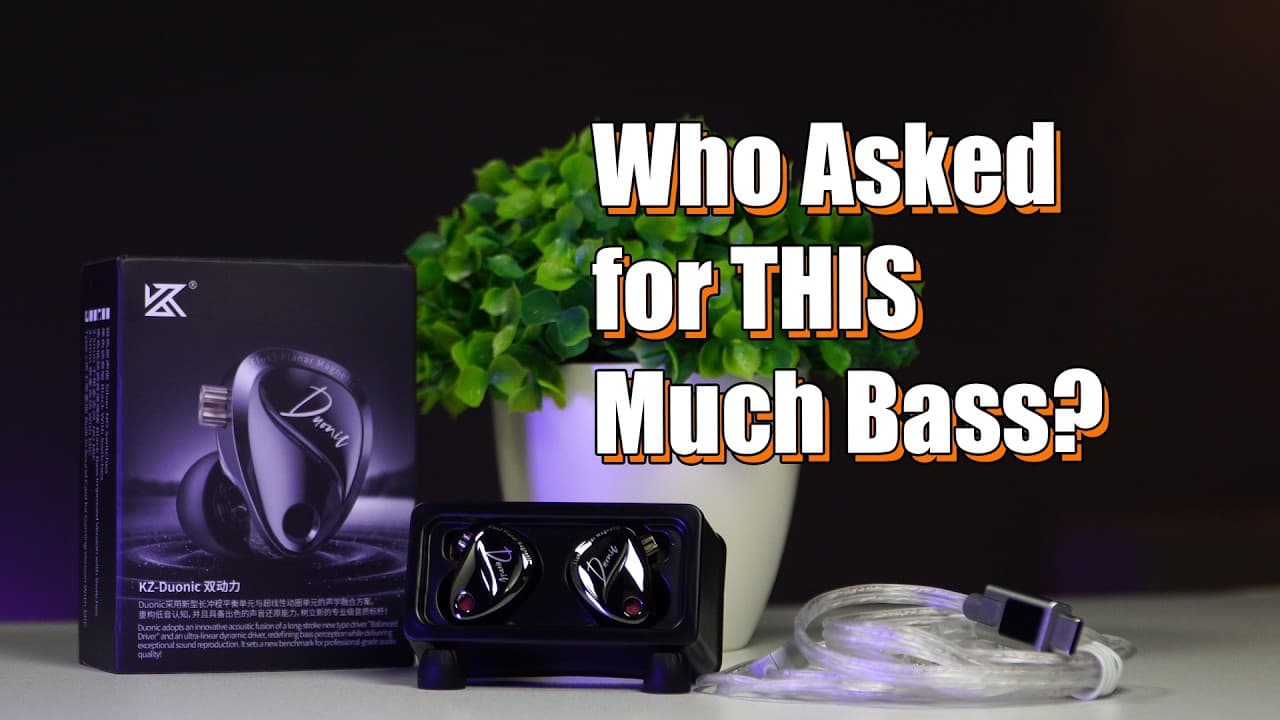 Thumbnail do vídeo Who Asked for THIS Much Bass? Kz Duonic IEM