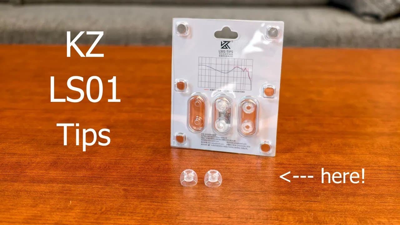 Thumbnail do vídeo Quick upgrade: KZ LS01 Custom Silicone Tips For Your IEMs