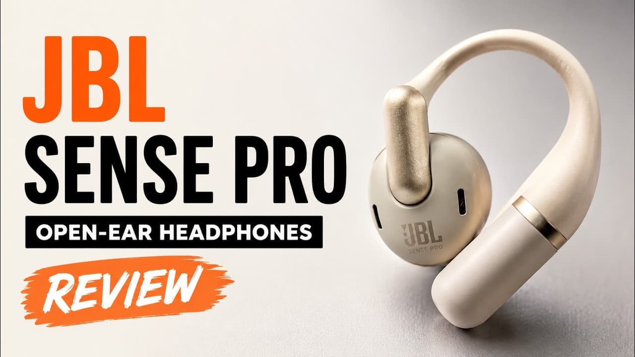 Thumbnail do vídeo JBL Sense Pro Review: Better Than Earbuds?