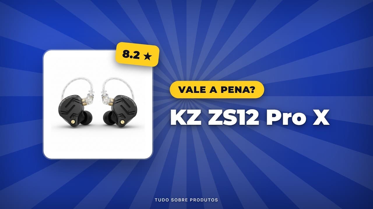 Capa do vídeo oficial: KZ ZS12 Pro X: Análise COMPLETA | Vale a Pena em 2026?